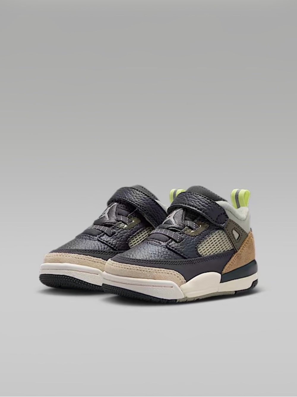 Nike Kids Black, Tan & Cream Low-Top Sneakers